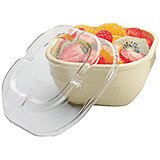Clear, Lid for 10cw Bowls, 48/PK