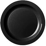 Black, 10" Narrow Rim Plate, Unbreakable Dinnerware, 48/PK