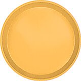 Tuscan Gold, 9" Round Serving Tray, Fiberglass, 12/PK