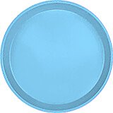 Robin Egg Blue, 12" Round Serving Tray, Fiberglass, 12/PK