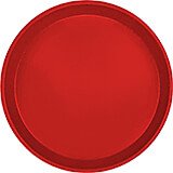 Cambro Red, 9" Round Serving Tray, Fiberglass, 12/PK