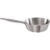 Stainless Steel Slanted Saute Pan, No Lid, 1 Qt