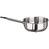 Stainless Steel Grand Gourmet #1100 Curved Saute Pan, 2.37 Qt