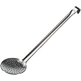 Stainless Steel Slotted Spoon / Skimmer, 4" Diam.