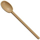 Tan, Exoglass High Heat Serving Spoon, 15"