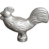 Animal Replacement Lid Knob - Rooster
