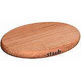 Small Magnetic Wood Trivet 6" - Oval