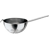 Stainless Steel Colander, Long Handle, 2.87 Qt