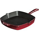 Cherry, 10" X 10" Cast Iron Griddle / Grill