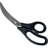 Black, Stainless Steel Poultry Kitchen Shears