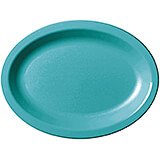 Slate Blue, Large Oval Narrow Rim Platter, 24/PK