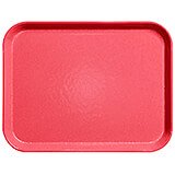 Red, 18" x 26" Fiberglass Food Trays, Economy Line, 12/PK