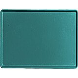 Teal, 12" x 16" Healthcare Food Trays, Low Profile, 12/PK