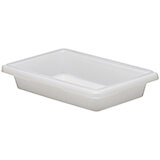 White, 1.75 Gal. Food Storage Boxes, Poly, 6/PK
