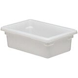 White, 3.0 Gal. Food Storage Boxes, Poly, 6/PK