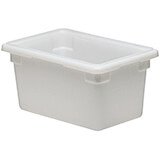 White, 4.75 Gal. Food Storage Boxes, Poly, 6/PK