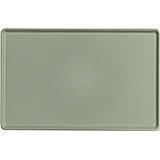 Olive Green, 12" x 19" Healthcare Food Trays, Low Profile, 12/PK