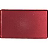 Cherry Red, 12" x 20" Healthcare Food Trays, Low Profile, 12/PK