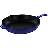 Dark Blue, 10" Cast Iron Frying Pan