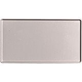 Taupe, 12" x 22" Healthcare Food Trays, Low Profile, 12/PK