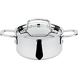 Stainless Steel Series 2500 Sauce Pot and Lid, Triply, 0.7 Qt