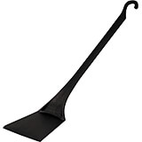 Black, Composite Material Angled Spatula with Handle Hook, 15"