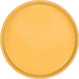 Tuscan Gold, 16" Low Profile Round Serving Tray, Fiberglass, 12/PK
