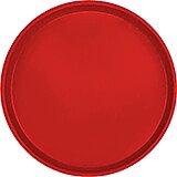 Cambro Red, 13" Round Serving Tray, Fiberglass, 12/PK