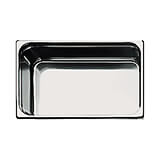 Stainless Steel Hotel Pan 1/1 Gn with Fixed Handles, 7.88" Deep