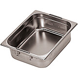 Stainless Steel Hotel Pan 1/3 Gn with Retractable Handles, 4" Deep
