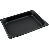 Black, Stainless Steel 1/2 Gn Non-stick Baking Pan, 0.75" Deep