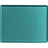 Teal, 14" x 18" Healthcare Food Trays, Low Profile, 12/PK