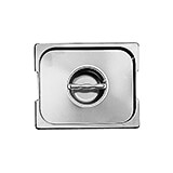 Stainless Steel Hotel Pan Lid 1/2 Gn with Handle and Side Notches