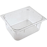 Clear, Polycarbonate Hotel Pan 1/6 Gn, 6" Deep