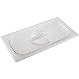 Clear, Polycarbonate 1/1 Gn Hotel Pan Lid with Handle