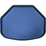 Amazon Blue, 15" x 20" Trapezoid Food Trays, Fiberglass, 12/PK