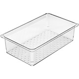 Clear, Perforated Pan / Colander, GN 1/1, 5" Deep, 6/PK
