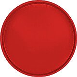 Cambro Red, 19-1/2" Low Profile Round Serving Tray, Fiberglass, 12/PK