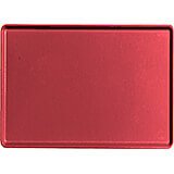 Ever Red, 16" x 22" Healthcare Food Trays, Low Profile, 12/PK