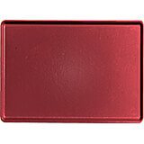 Cherry Red, 16" x 22" Healthcare Food Trays, Low Profile, 12/PK