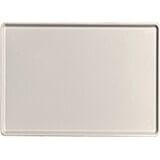Cottage White, 16" x 22" Healthcare Food Trays, Low Profile, 12/PK