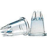 Clear, Polycarbonate Icing Tips, Star Shape F8, 8 Teeth, 2/PK