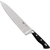 Black, Forged Carbon Steel Chefs Knife, 9.5"
