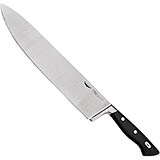 Black, Forged Carbon Steel Chefs Knife, 11.88"