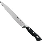 Black, Forged Carbon Steel Flexible Filet Knife, 7.88"