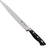Black, Forged Carbon Steel Flexible Filet Knife, 10"