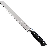 Black, Forged Carbon Steel Bread Knife, 9.5"