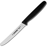 Exoglass Steak Knife, Serrated Blade, Round Tip, 4.25"
