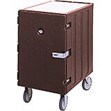 Dark Brown, 13-Pan Insulated Sheet Pan and Tray Cart, Lockable