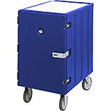Navy Blue, 13-Pan Insulated Sheet Pan and Tray Cart, Lockable